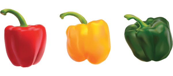 3 bell peppers