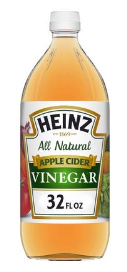 bottle of heinz apple cider vinegar