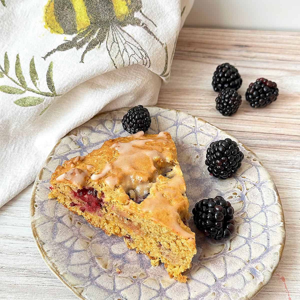 Blackberry Scones with Buttermilk