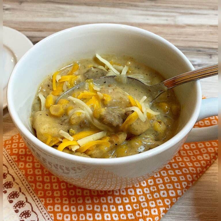 Corn and Sausage Chowder using evaporated milk Food Hall by Jani