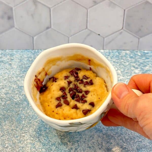 Chocolate Chip Cake in a Mug No Egg Food Hall by Jani