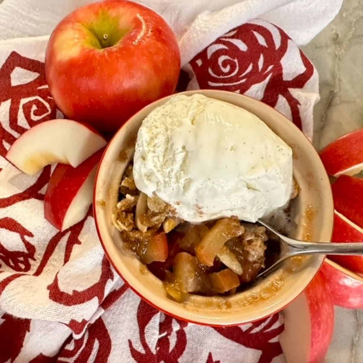 Individual Apple Crumbles