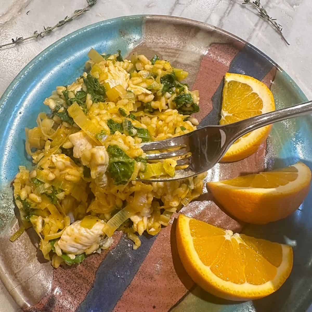 Chicken and Leek Risotto