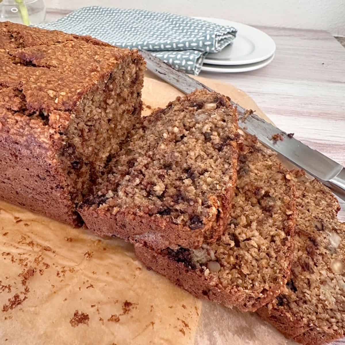 Banana Bread with Oat Flour