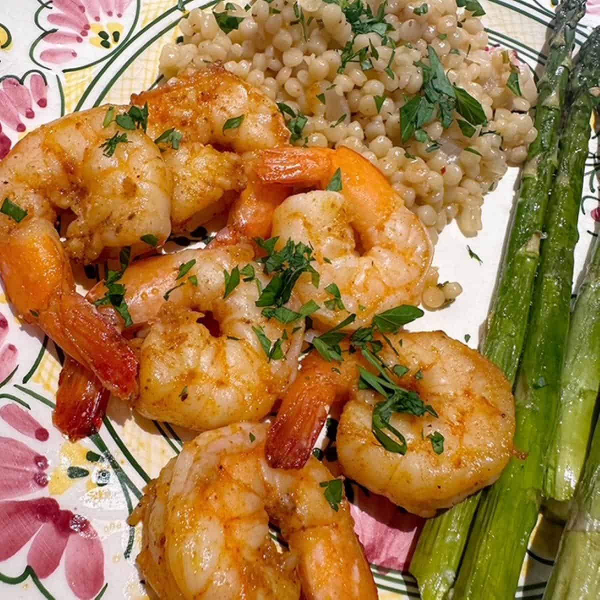 Sheet Pan Paprika Shrimp and Seasoned Asparagus